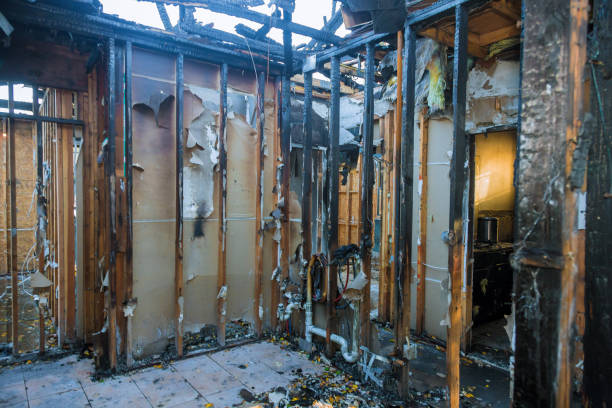 Professional Fire Damage Repair technician working in Big Lake, WA